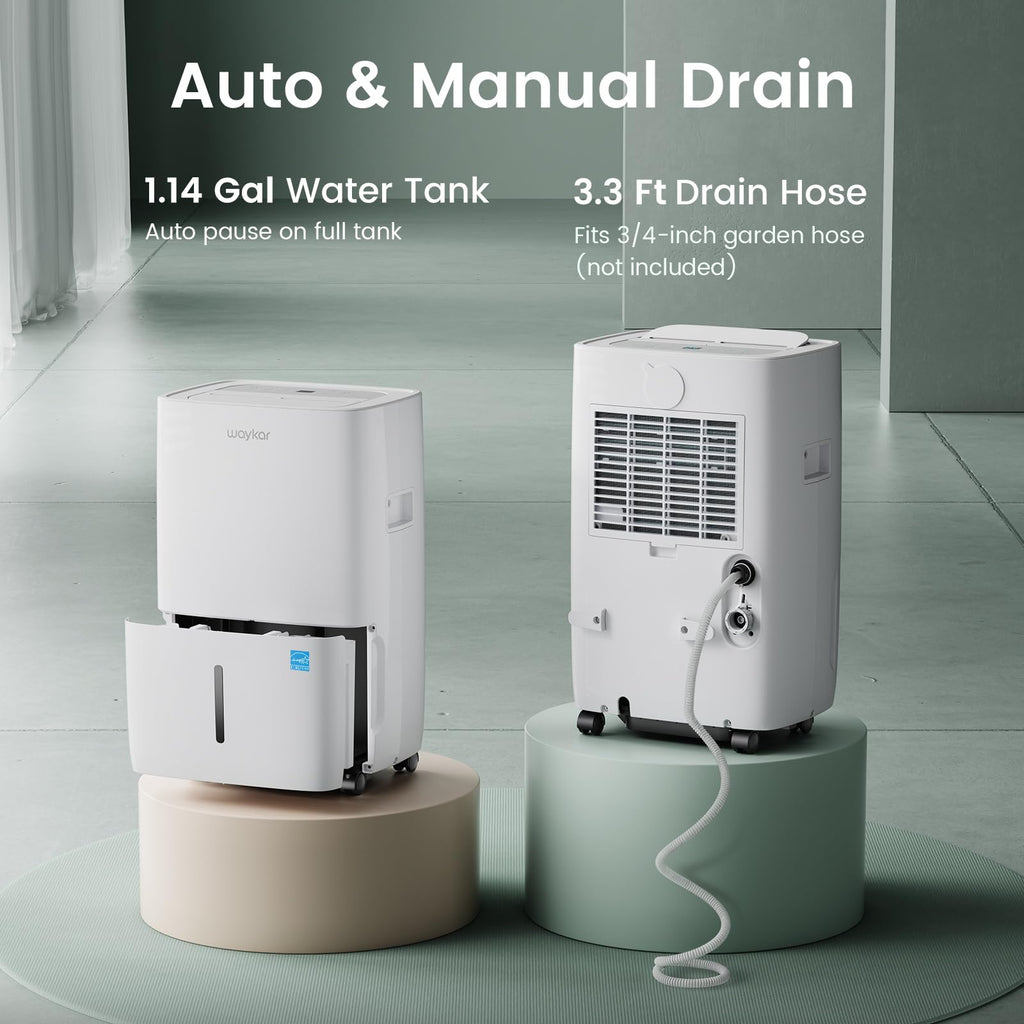 WAYKAR 80 Pints Energy Star Dehumidifier for Large Rooms