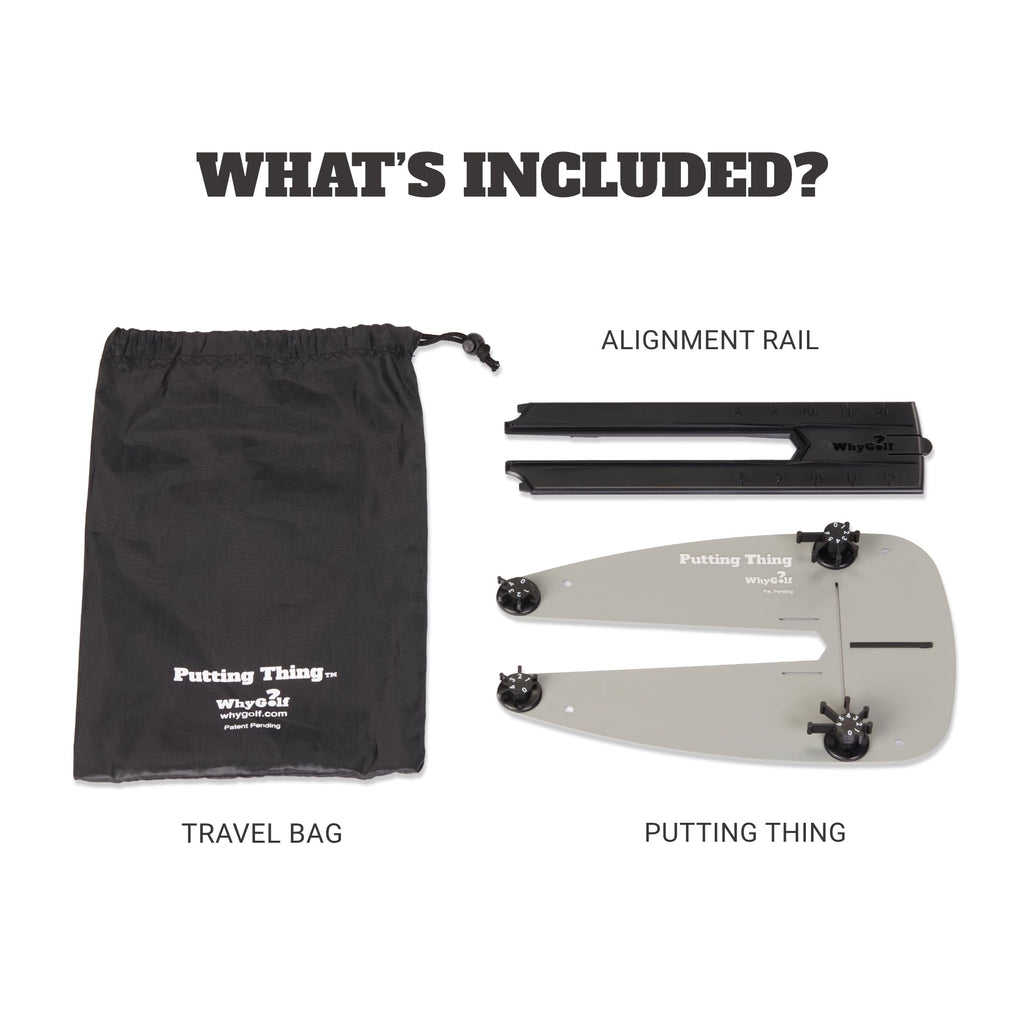 WHYGOLF Putting System - Golf Training Aid for Stroke Accuracy