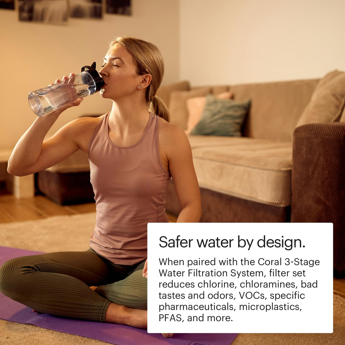 BRONDELL H2O Coral UC300 Three-Stage Water Filtration System
