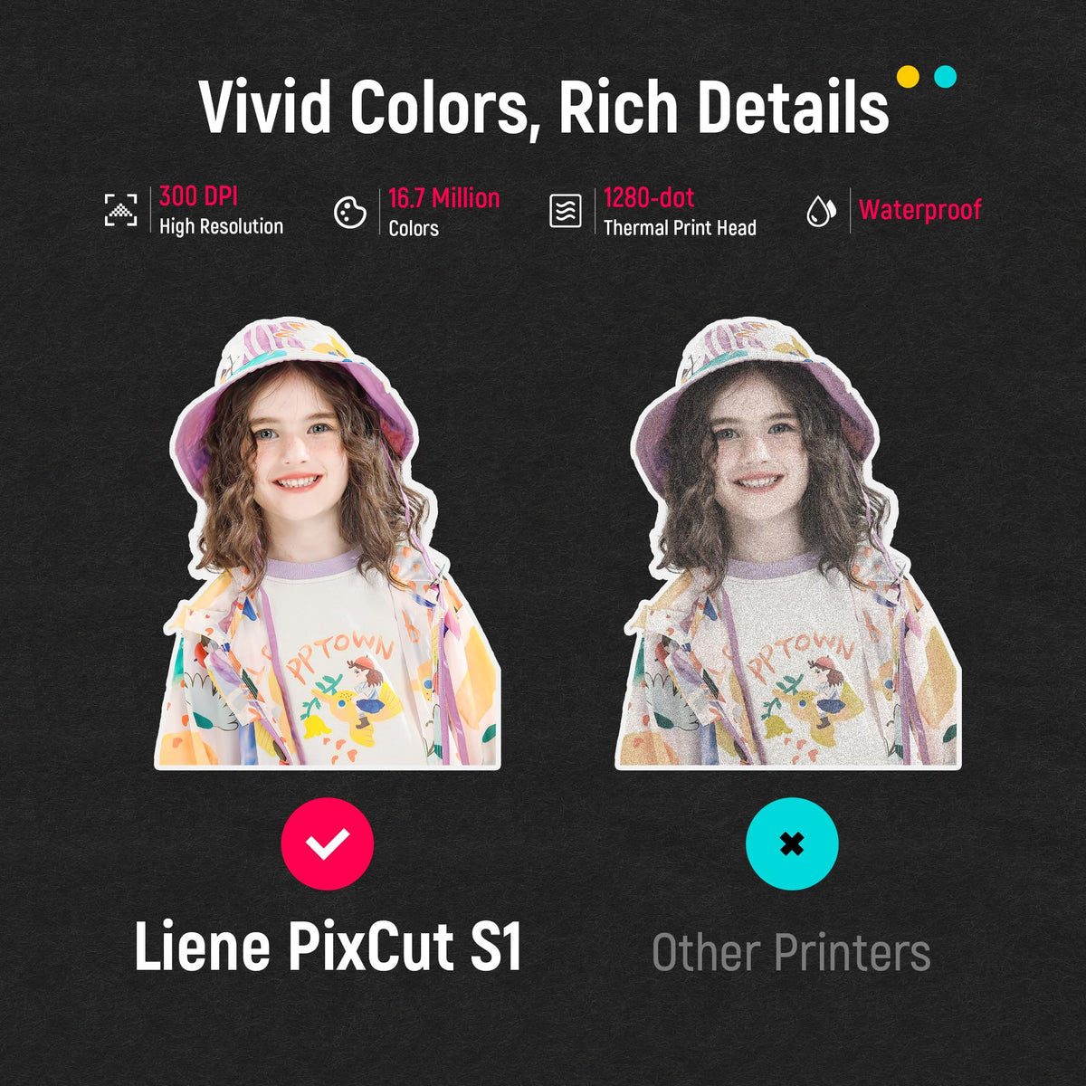 LIENE PixCut S1 Color Sticker Printer & Cutting Machine