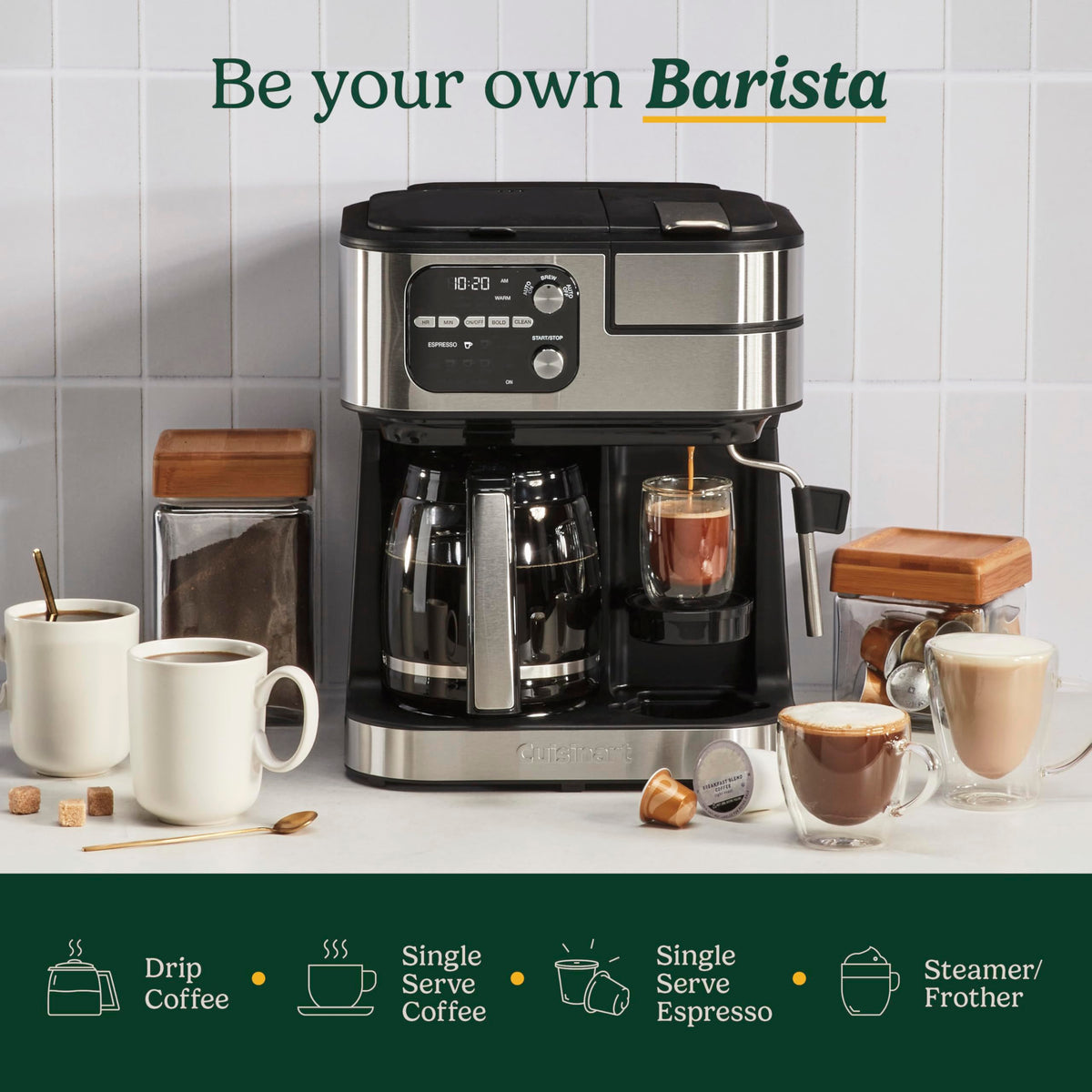 CUISINART Coffee Center Barista Bar 4-in-1 Coffee Maker
