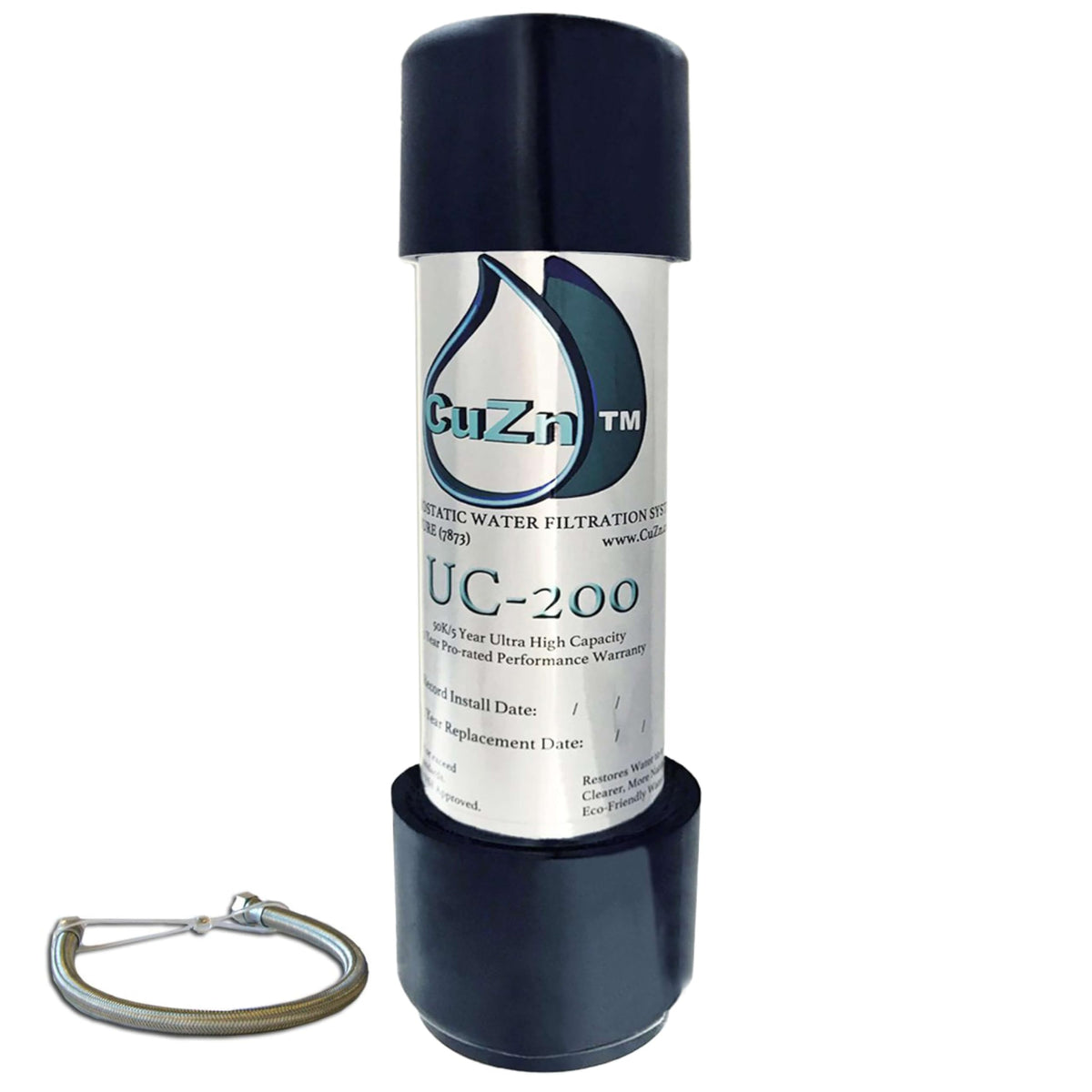 CUZN Under Sink Water Filter - NSF Certified, Reduces Contaminants