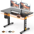 VEKEN 47.2" Adjustable Height Standing Desk - Modern Office Table