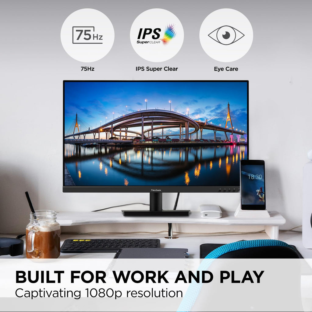 VIEWSONIC VA3209M 32" 1080p IPS Monitor with HDMI & VGA