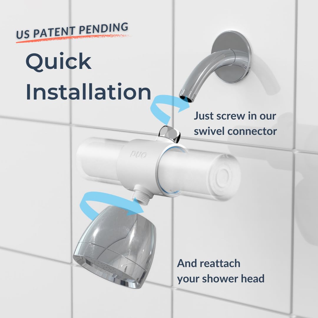 WEDDELL Weddell Duo Shower Filter – NSF Certified Chlorine Reducer