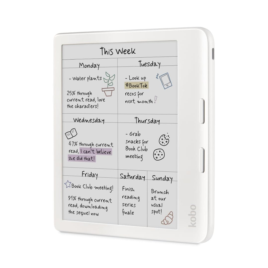 KOBO Libra Colour eReader | 7" Glare-Free Display