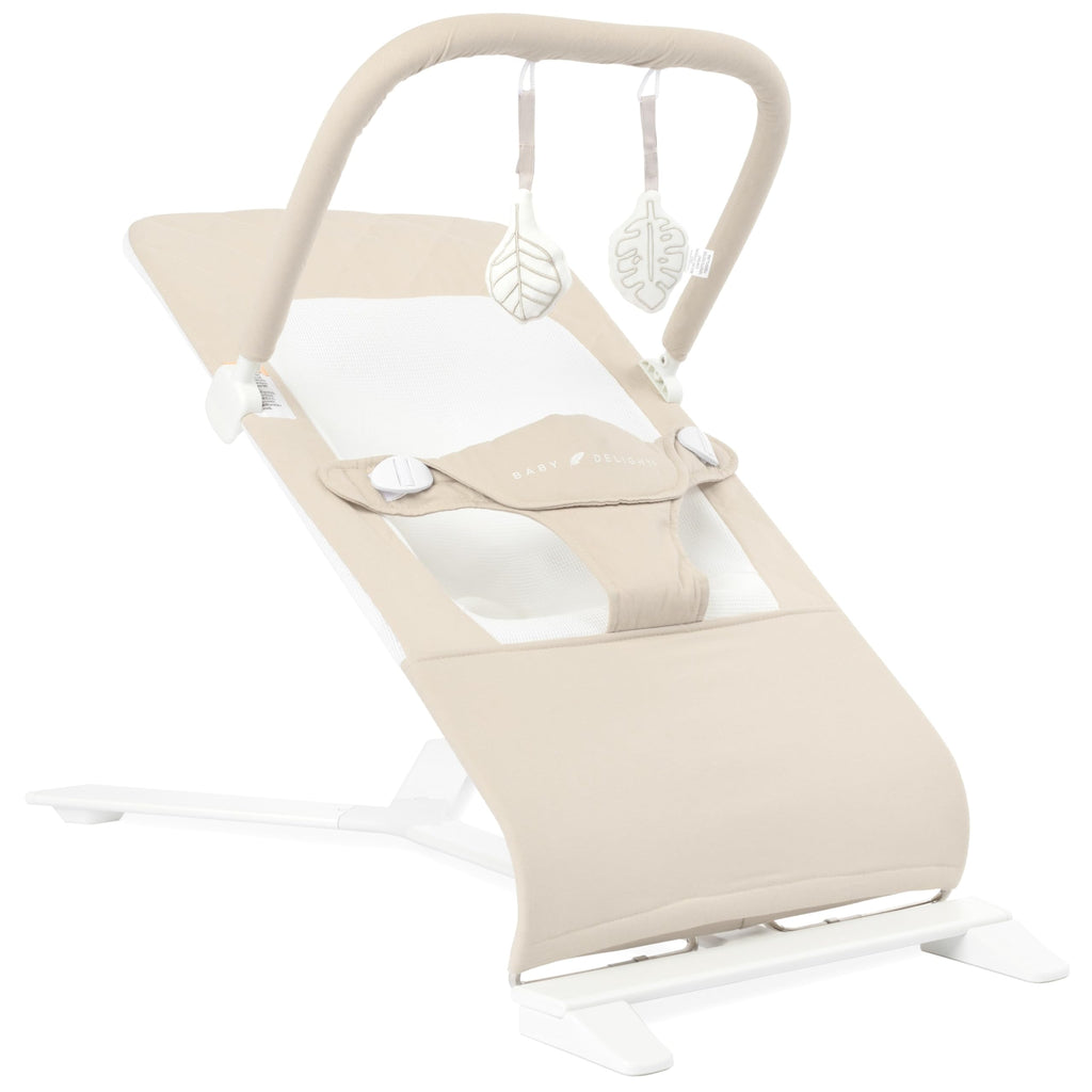 BABY DELIGHT Alpine Deluxe Portable Bouncer for Infants, Organic