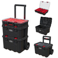 KETER Stack-n-Roll Tools Organizer - 3 Piece Rolling System