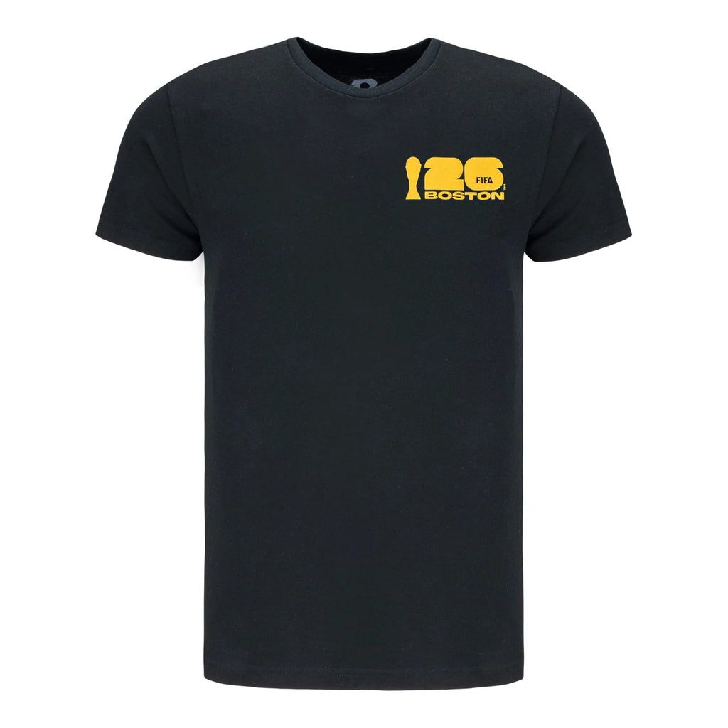 FIFA World Cup 2026™ Boston Poster Black T-Shirt - Unisex