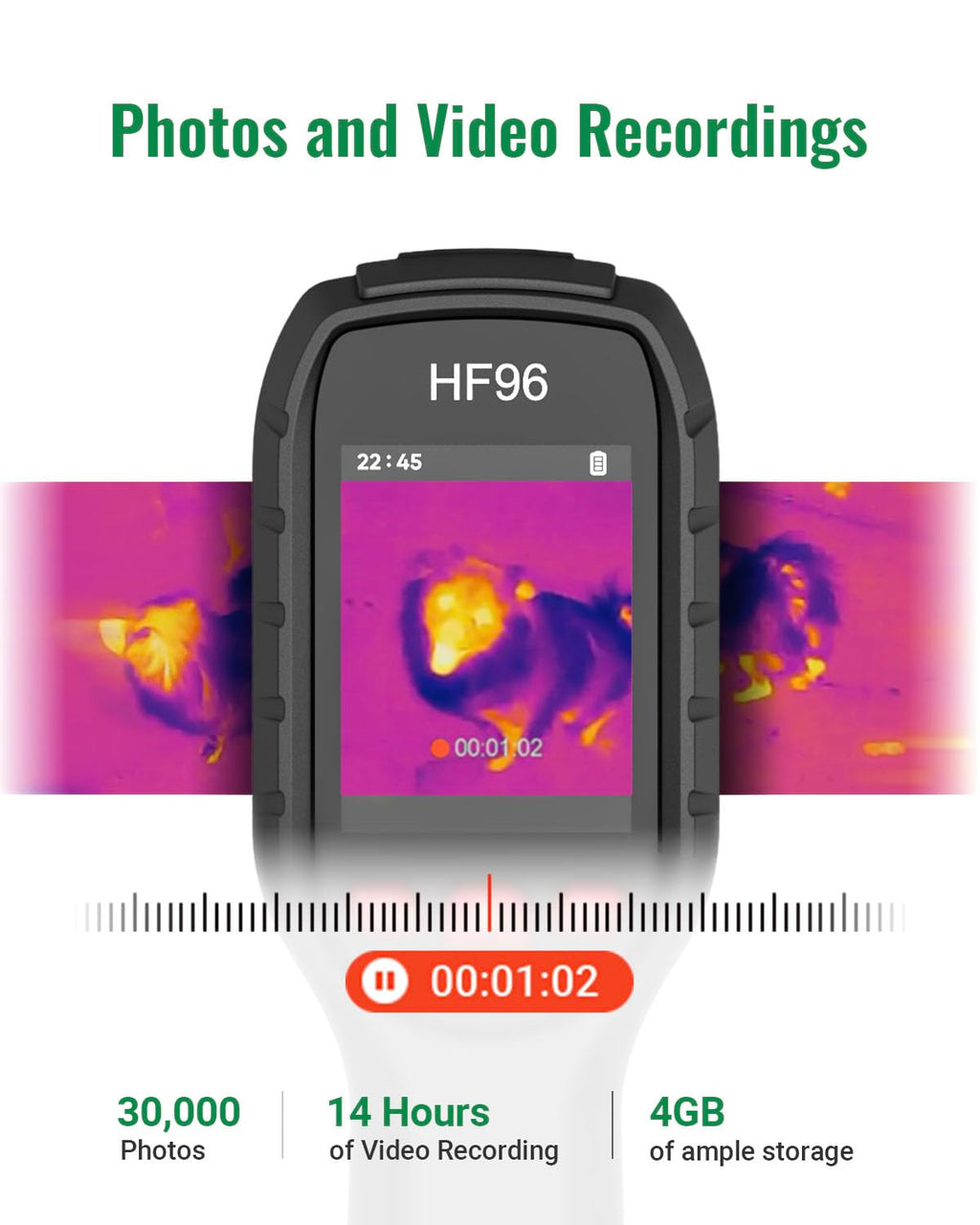 HSFTOOLS HF96 Thermal Imaging Camera with Laser Pointer