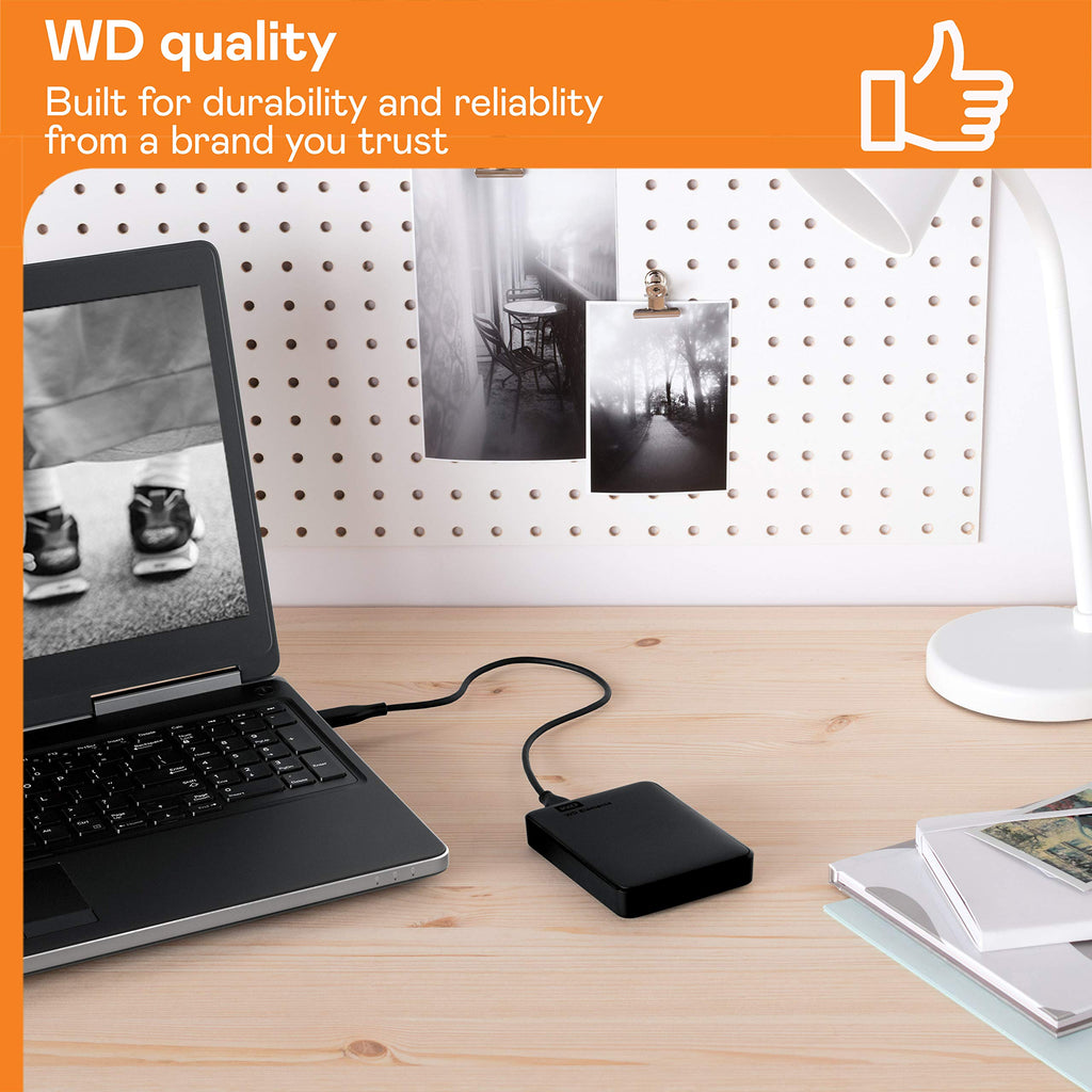 WESTERN DIGITAL WD 5TB Elements Portable External Hard Drive