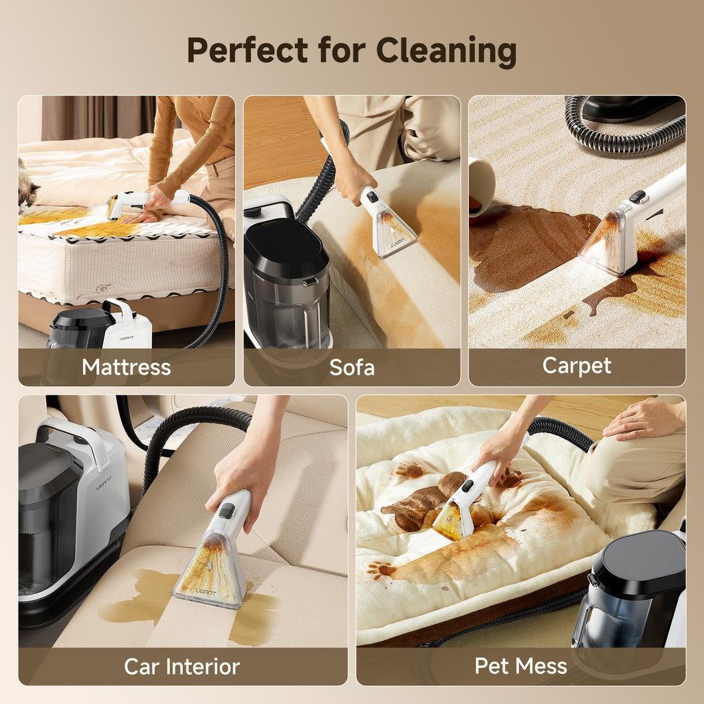 UWANT Portable Carpet Cleaner Machine for Cars & Pets