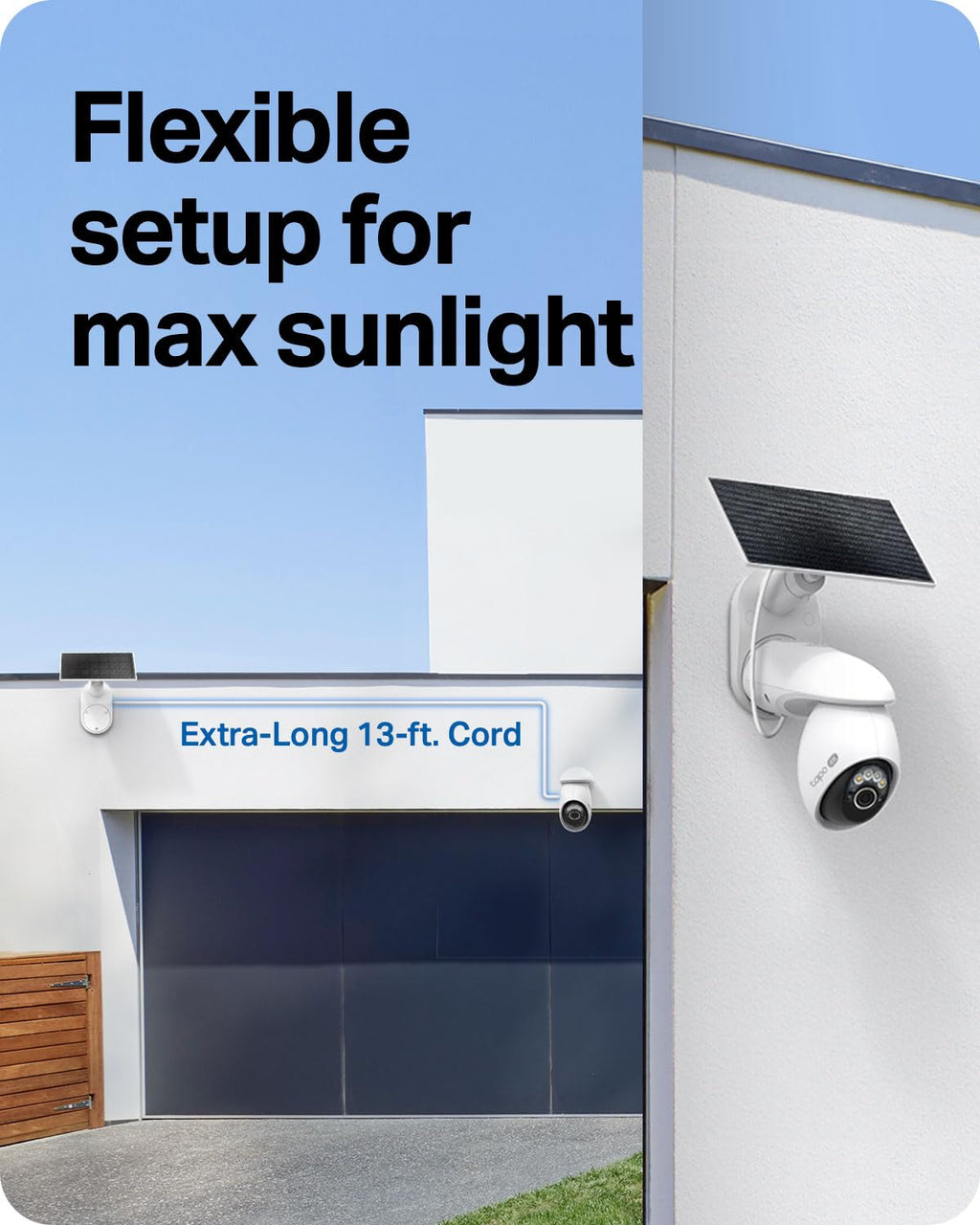 TAPO 4K Outdoor Pan/Tilt Wireless Security Camera - Solar Battery