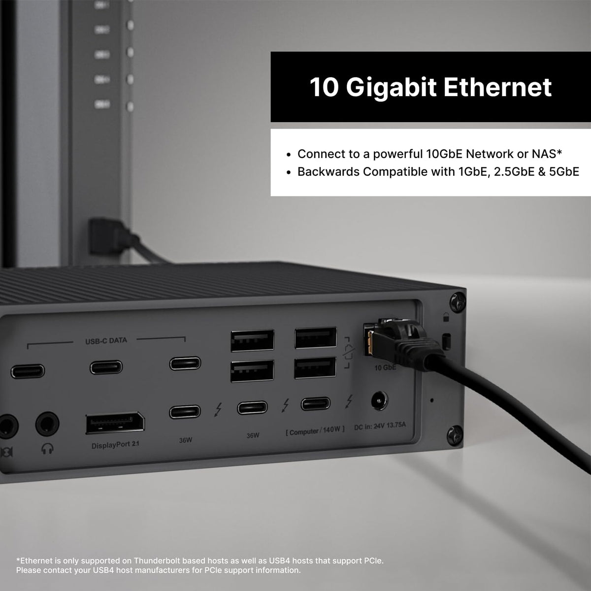 CALDIGIT TS5 Plus Thunderbolt 5 Dock - 20 Port 140W Charging