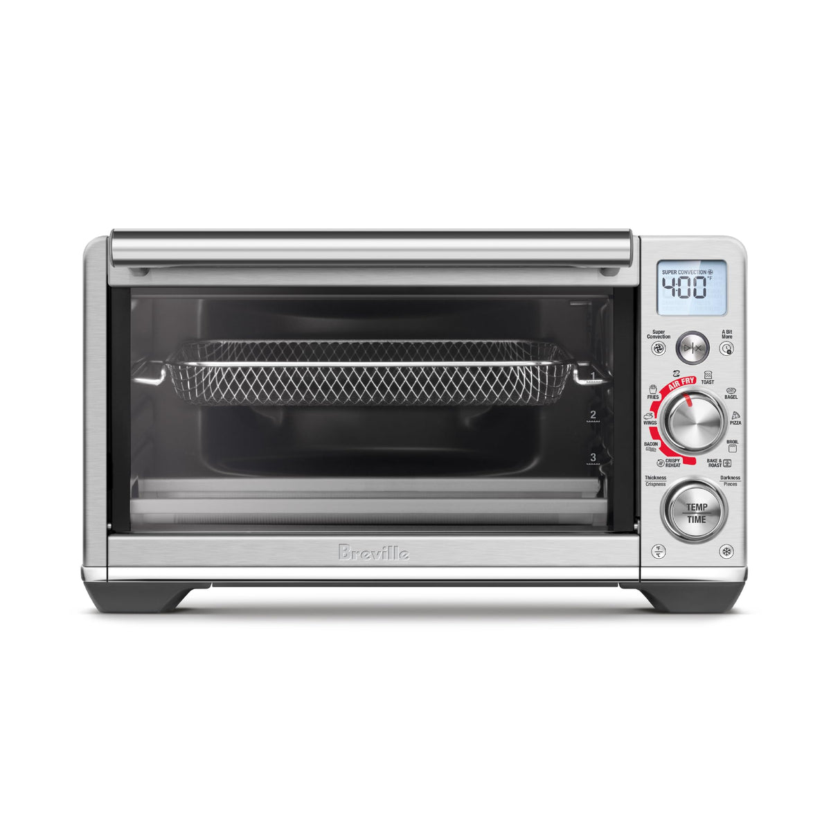 BREVILLE Smart Oven Air Fryer Compact - Brushed Stainless Steel