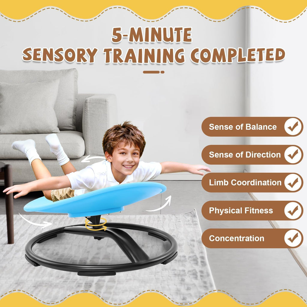 ZHENX Spinning Chair for Autistic Kids - Sensory Seat