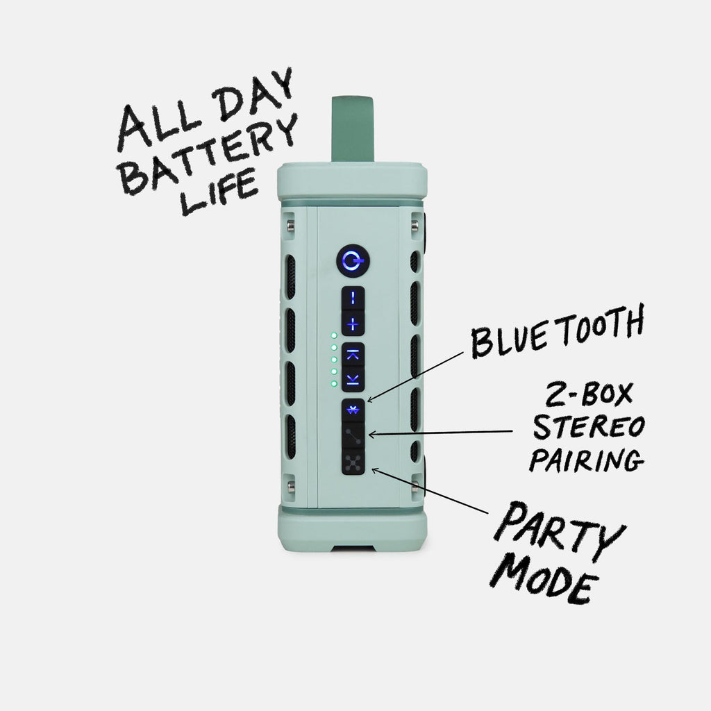TURTLEBOX Ranger Outdoor Portable Bluetooth Speaker 5.4