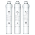 BLUEVUA RO100ROPOT Replacement Filter Set - 3 Pack Filters