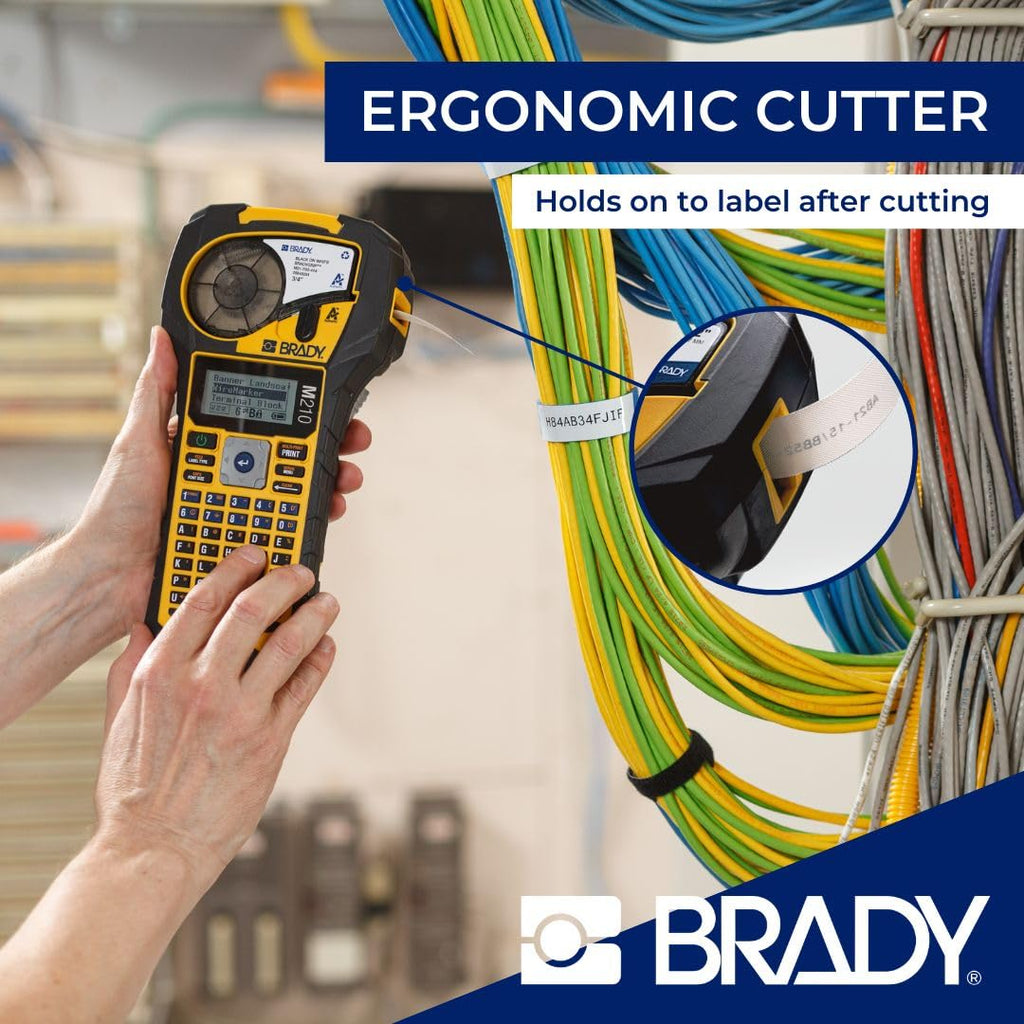 BRADY M210 Portable Label Printer - Multi-Line, 6-40 Point Font