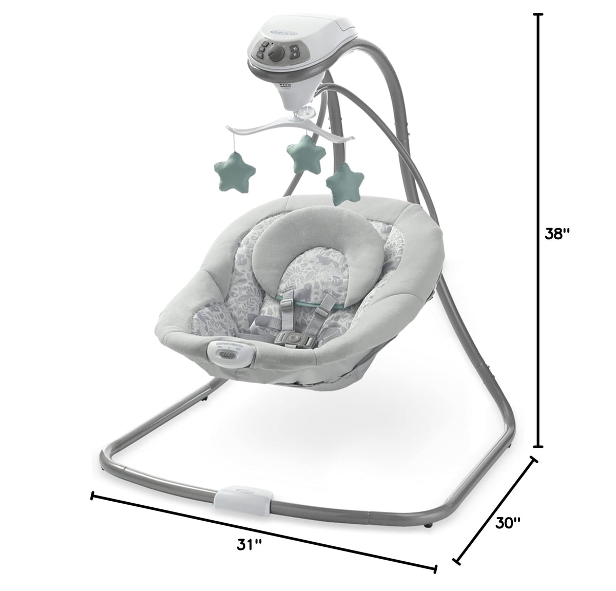 GRACO Simple Sway Baby Swing with Side-to-Side Motion