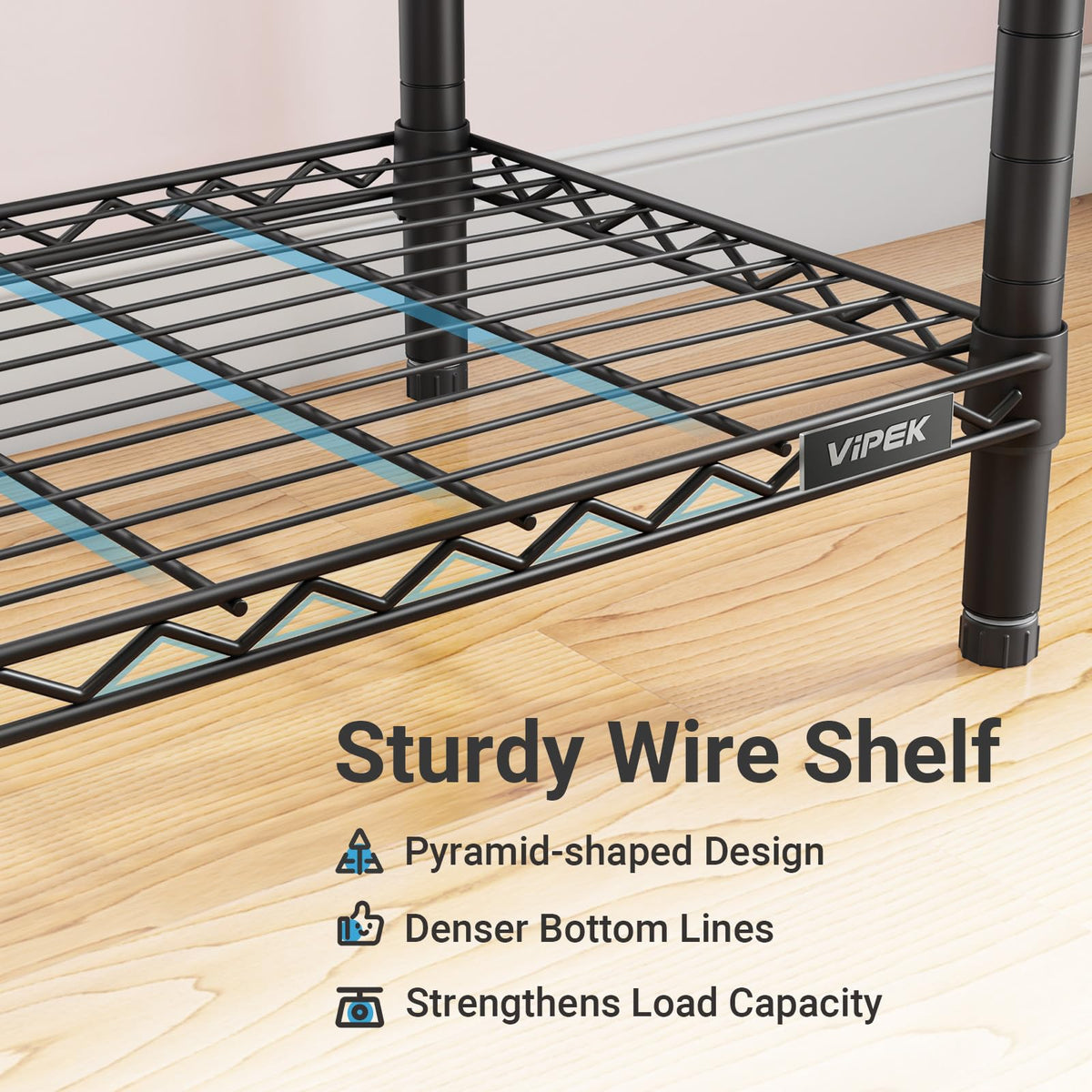 VIPEK V5 Heavy Duty Clothes Rack - Portable Wardrobe, 890 lbs