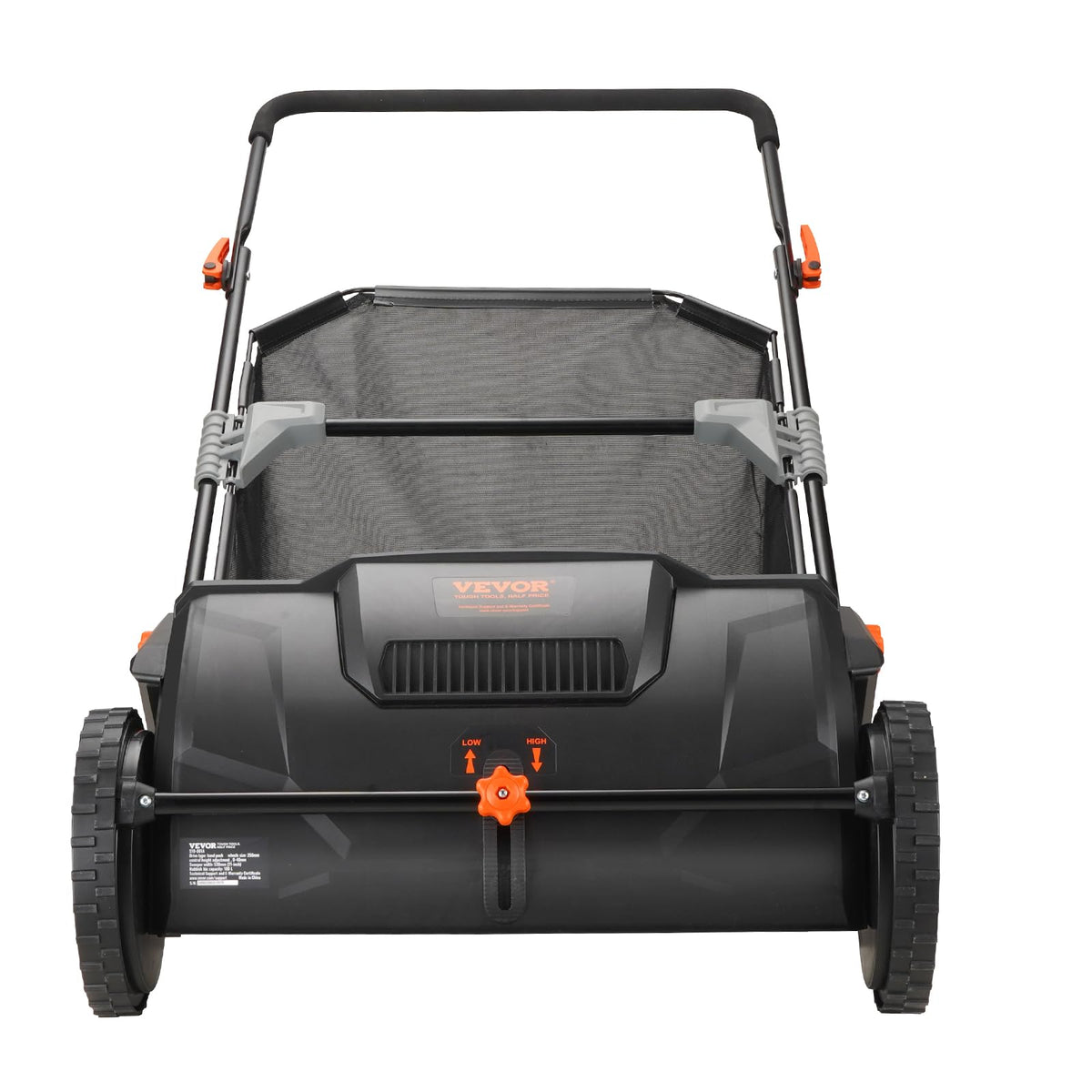 VEVOR Push Lawn Sweeper - 21" Heavy Duty Grass Collector