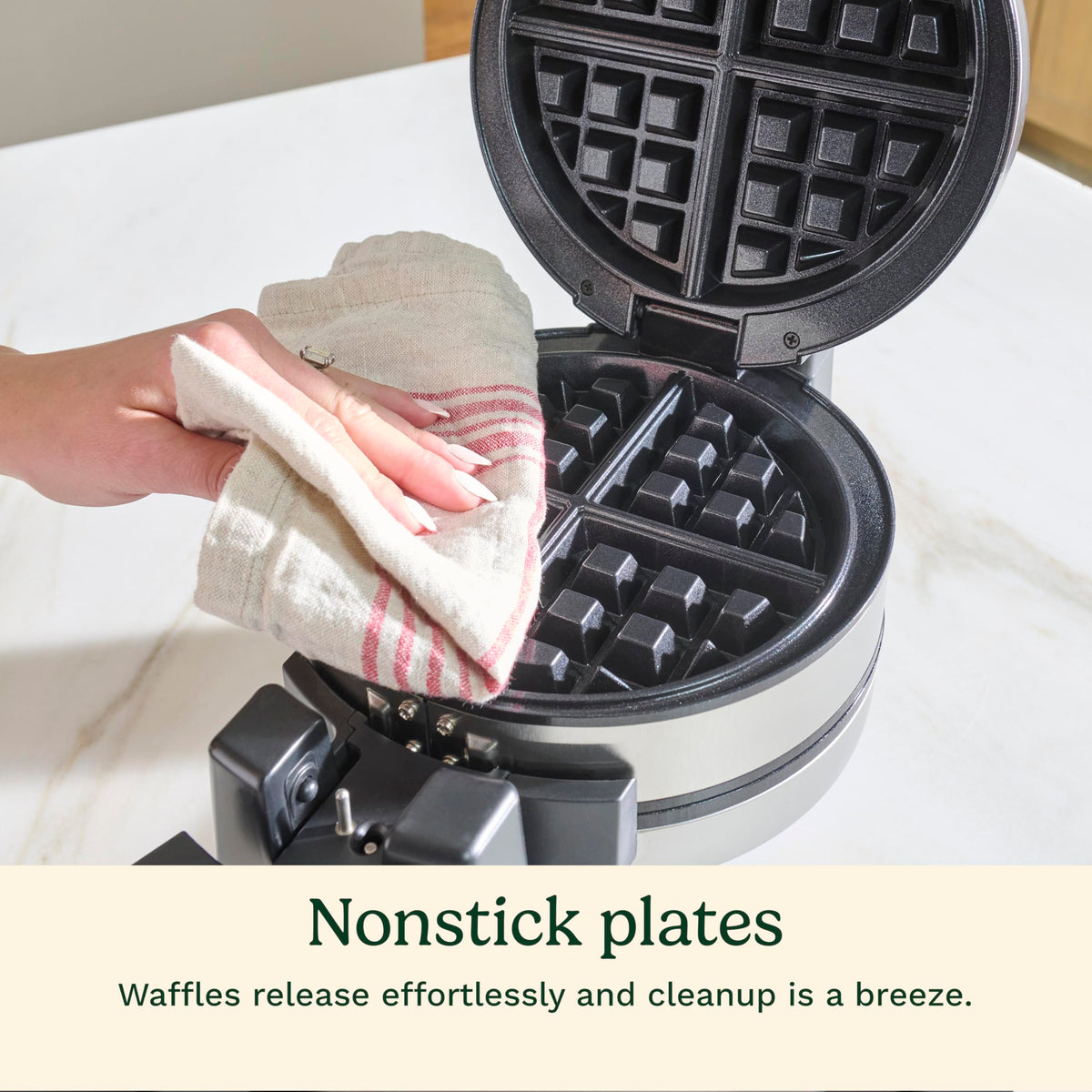 CUISINART Double Flip Belgian Waffle Maker - Stainless Steel