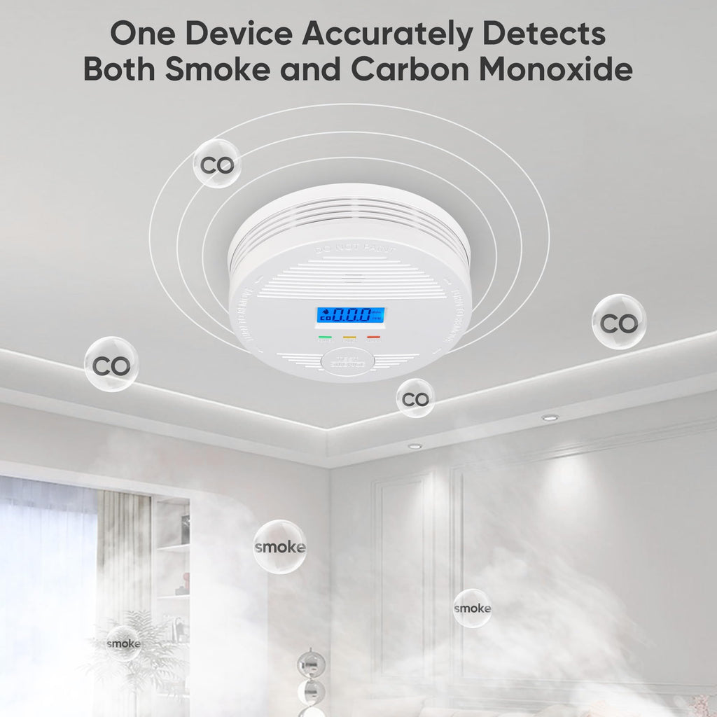 DFGJLVF Interconnected Smoke and Carbon Monoxide Detector