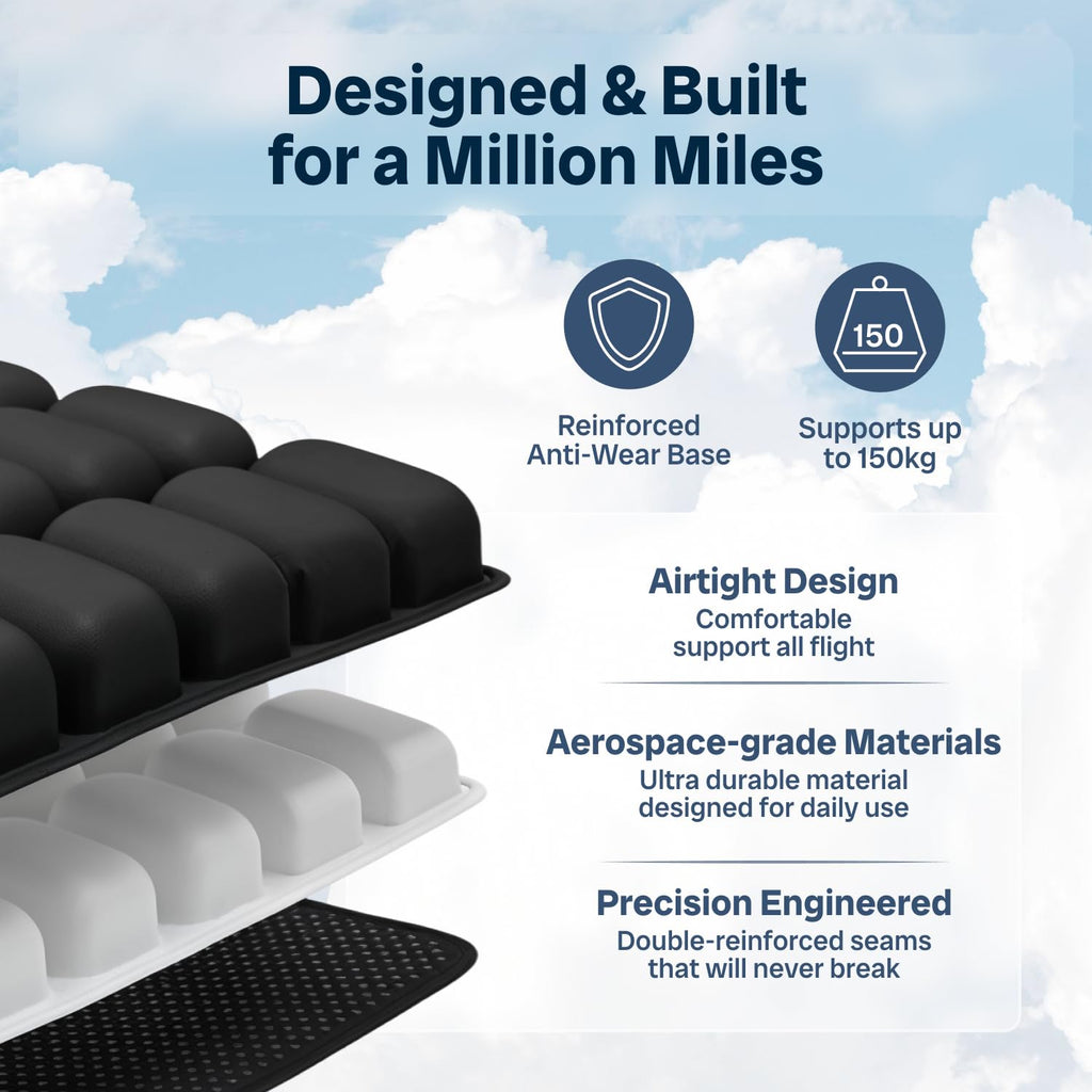 SONDUR Travel Cushion – CloudAir Inflatable Seat Pad for Flights