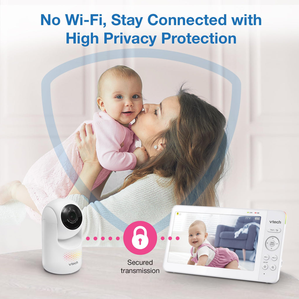 VTECH 7" Baby Monitor with IPS Screen & Pan Tilt Zoom