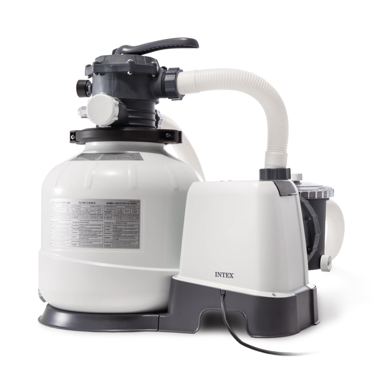 INTEX Krystal Clear Sand Filter Pump 2800 GPH for Pools