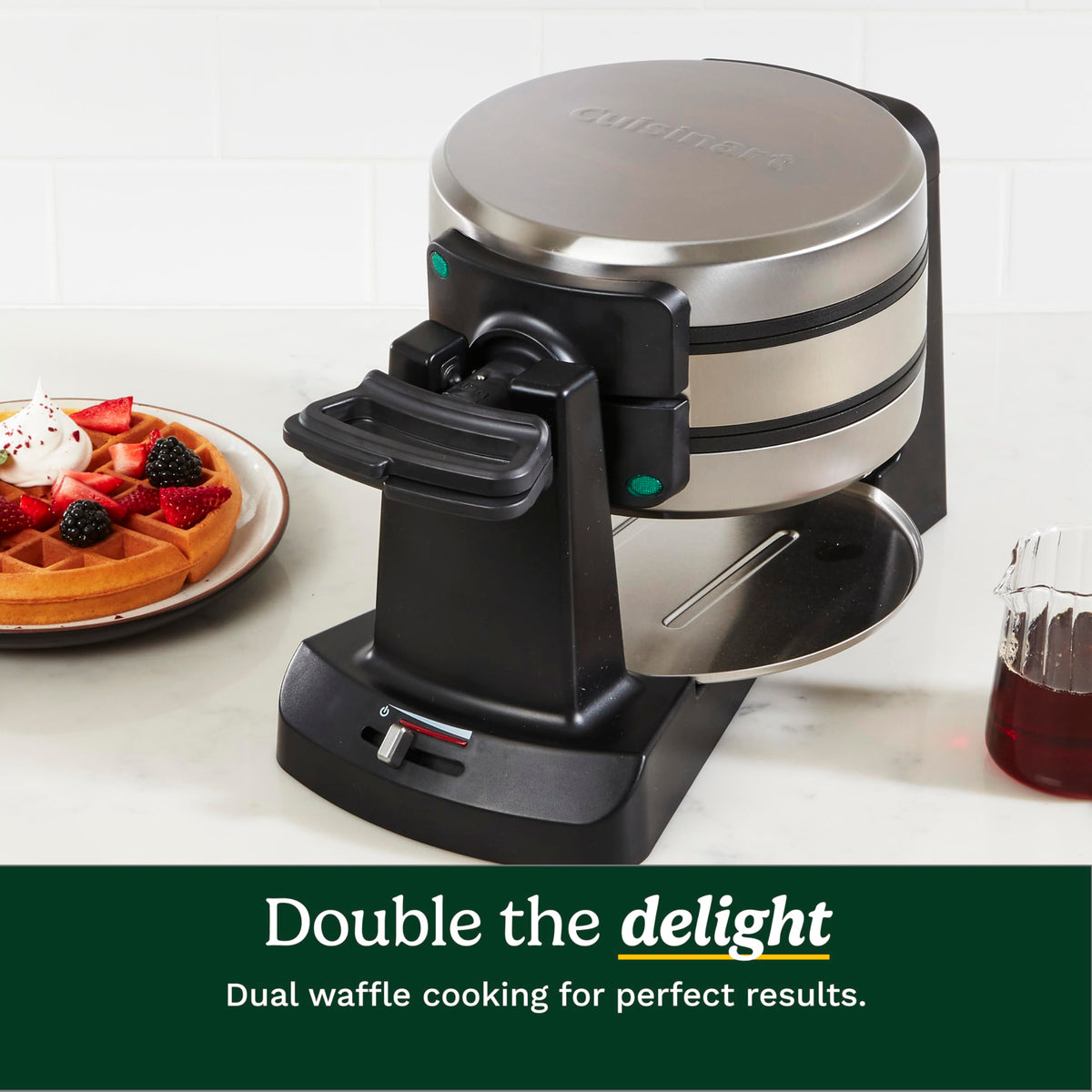 CUISINART Double Flip Belgian Waffle Maker - Stainless Steel