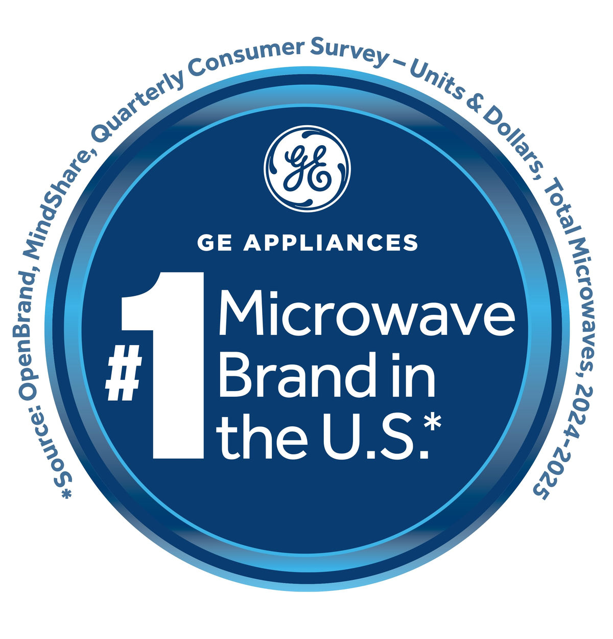 GE 30" Over-the-Range Microwave with 1000 Watts, 1.6 Cu Ft