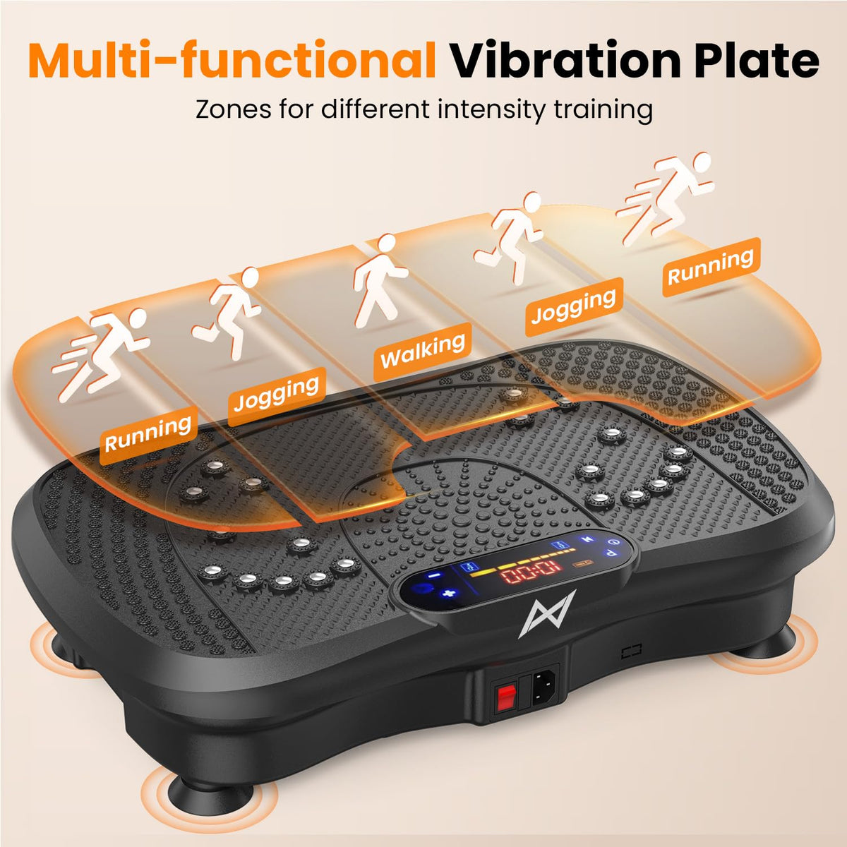 AXV Vibration Plate Fitness Exercise Machine for Weight Loss