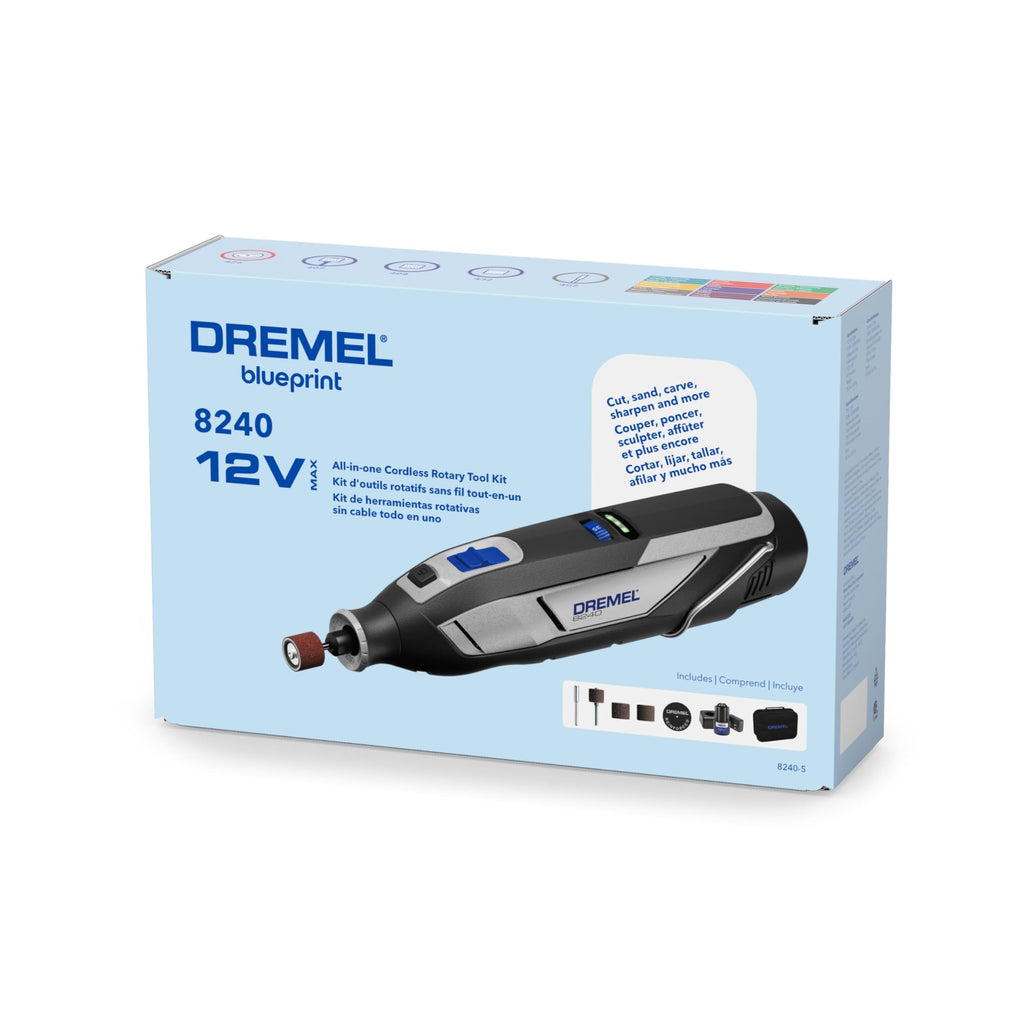 DREMEL 8240-5 12V Rotary Tool Kit with Battery and Accessories