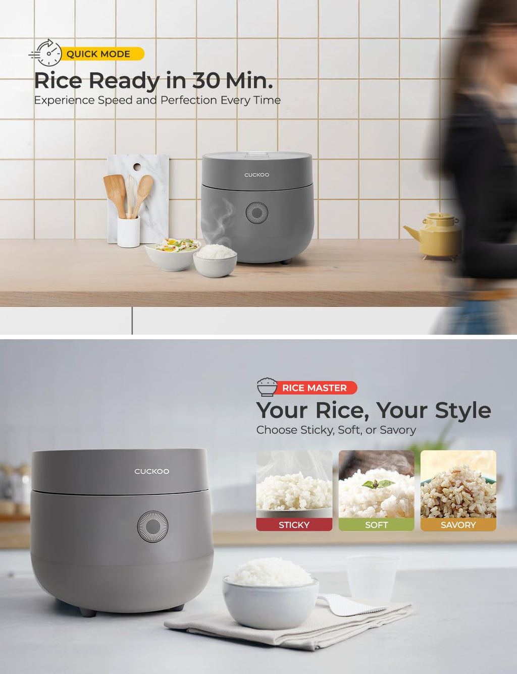 CUCKOO Micom 6-Cup Rice Cooker with Fuzzy Logic Technology