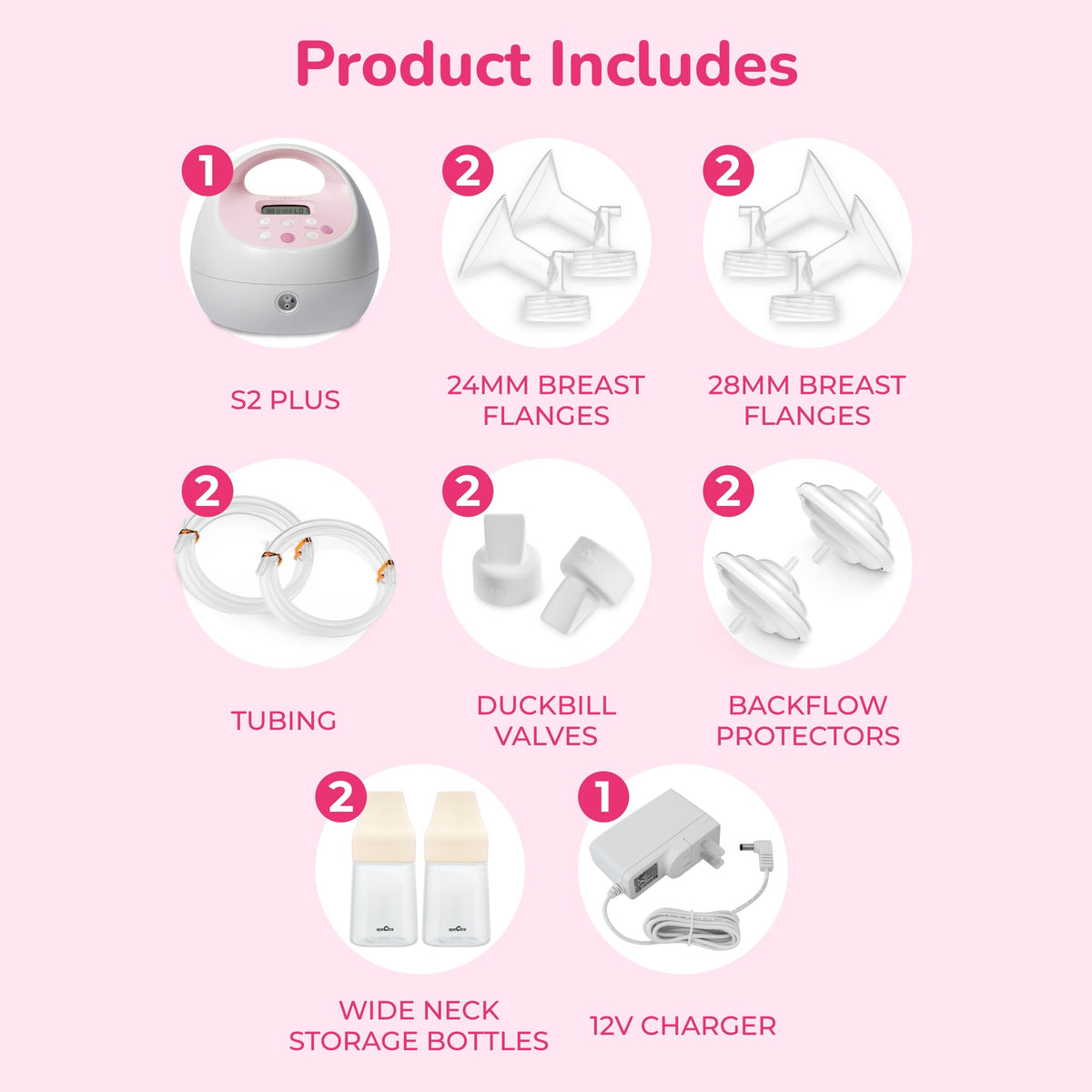 SPECTRA S2 Plus Electric Breast Pump for Convenient Feeding