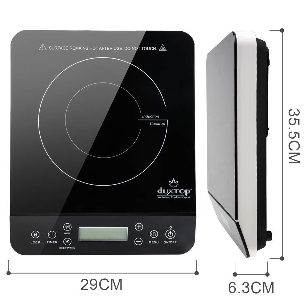DUXTOP Portable Induction Cooktop 1800W with LCD Touch