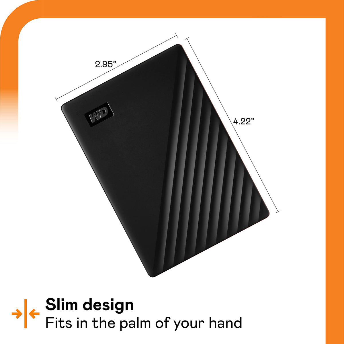WD 2TB My Passport Portable External Hard Drive Black
