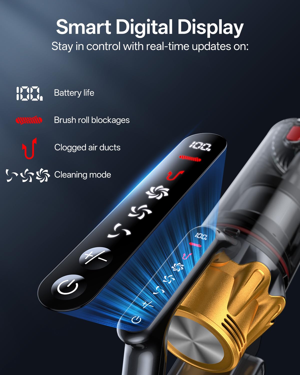 VACUSION Cordless Vacuum Cleaner 650W 55KPa 60Mins Battery