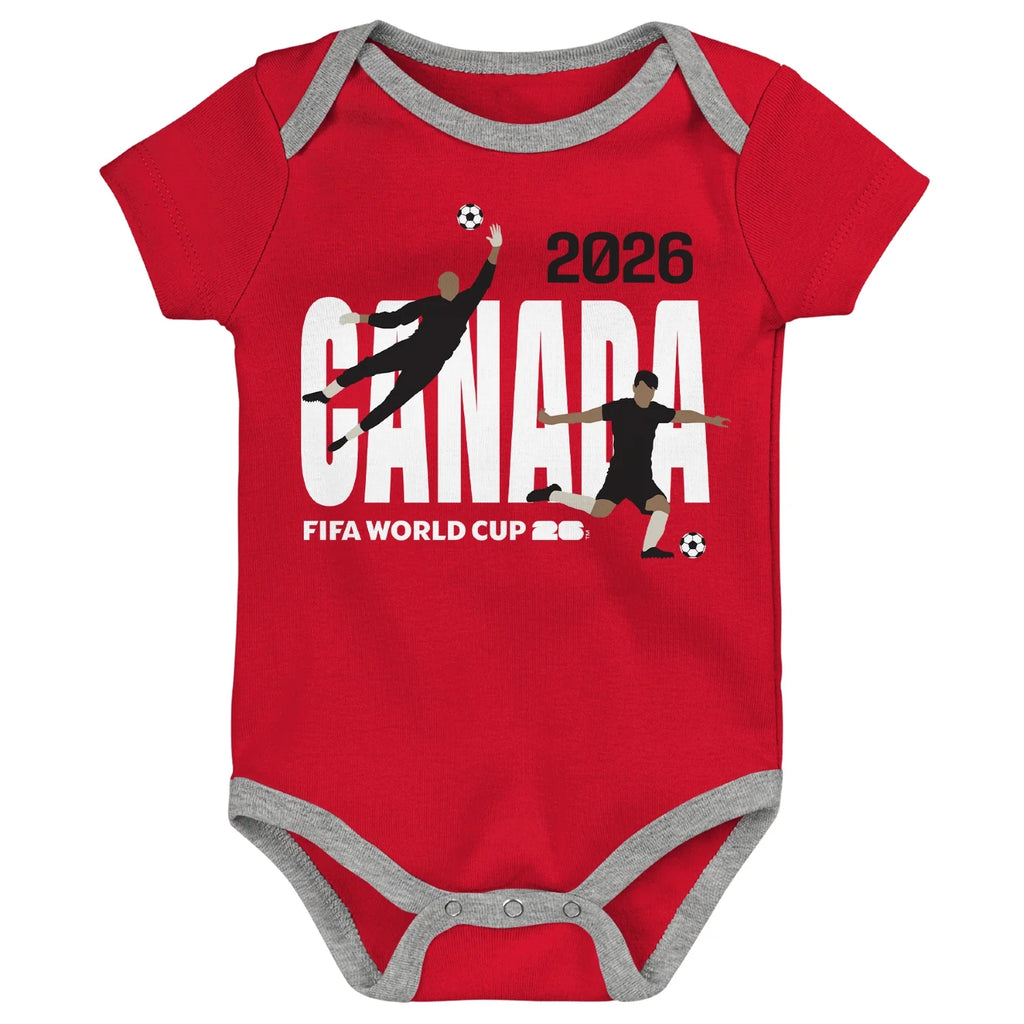 FIFA World Cup 2026™ Canada Onesie 3 Pack - Infant