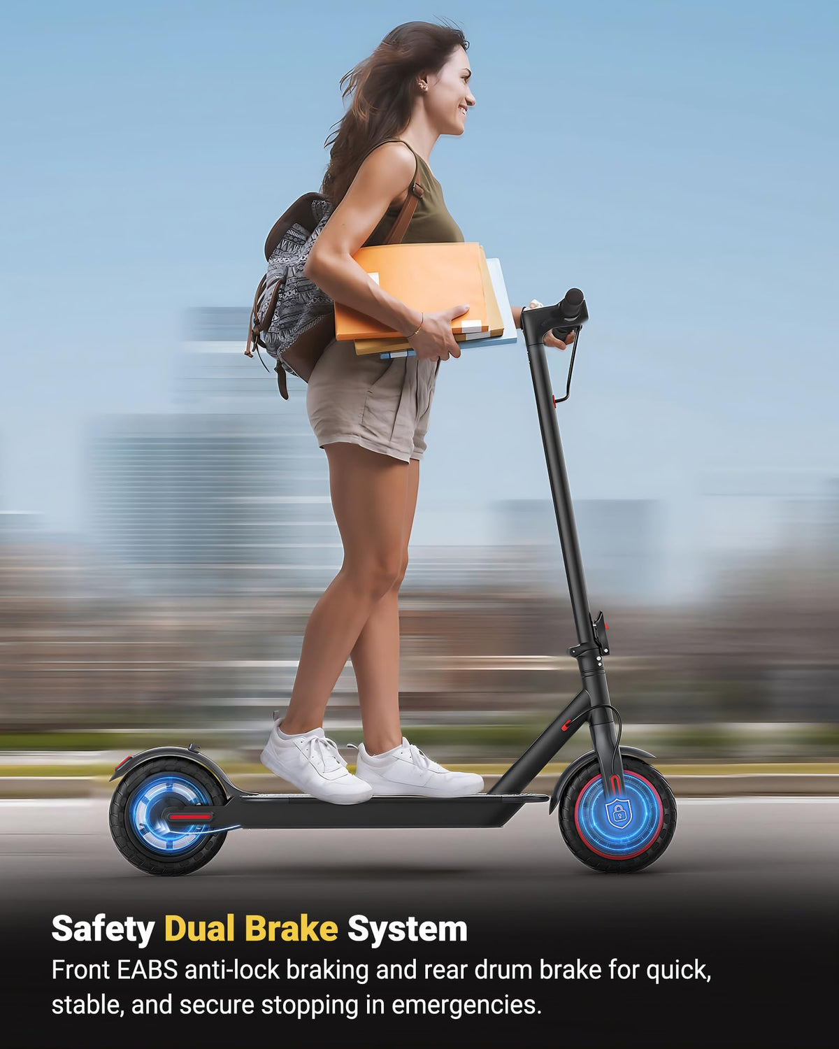 MAXSHOT Electric Scooter for Adults - 350W/500W, 19/22Mph