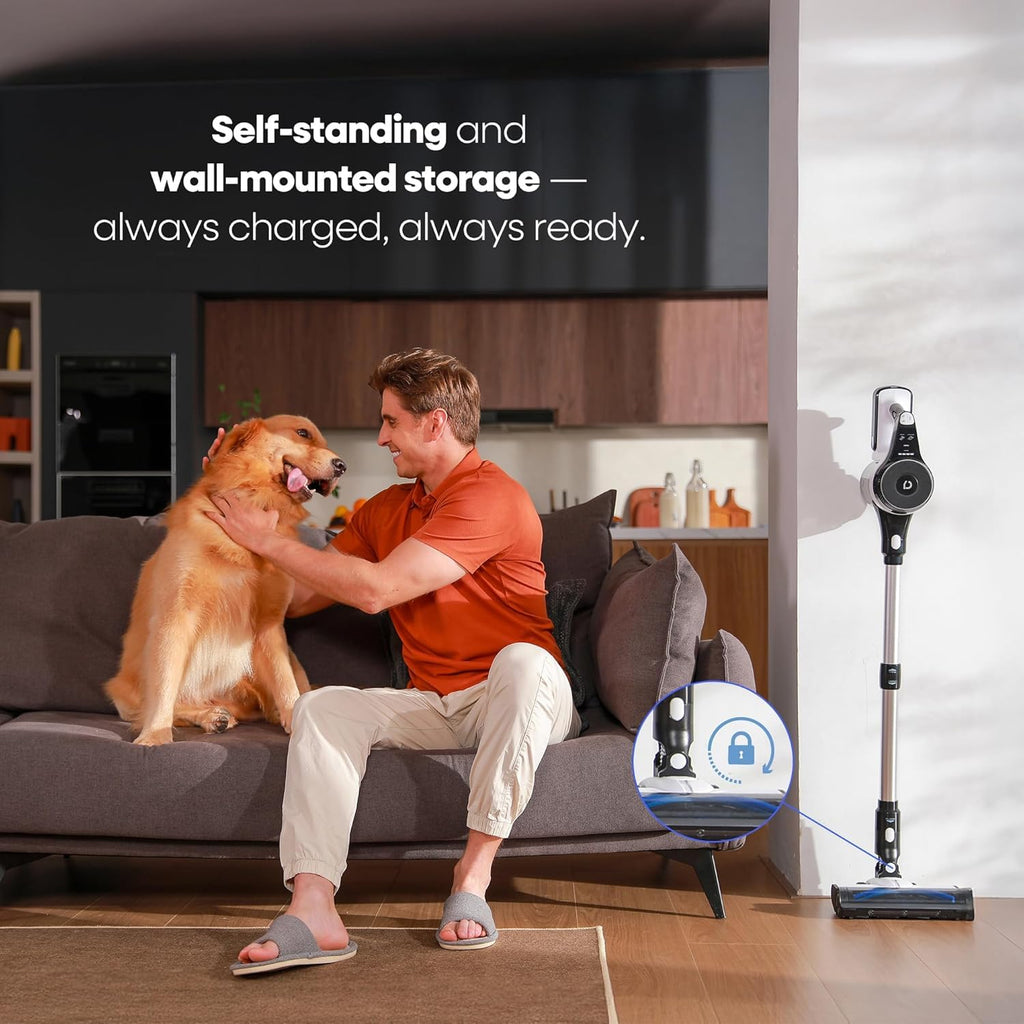 YONNDER M1 Cordless Vacuum Cleaner - 550W, 70Mins, Anti-Tangle