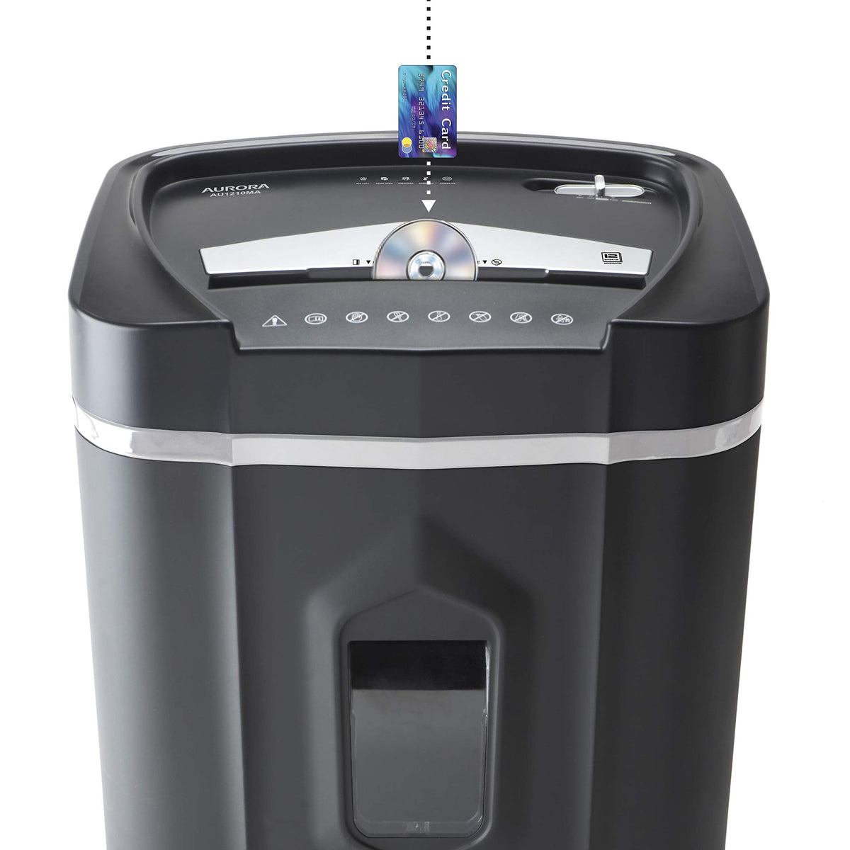 AURORA AU1210MA Micro-Cut Shredder for Paper & CDs