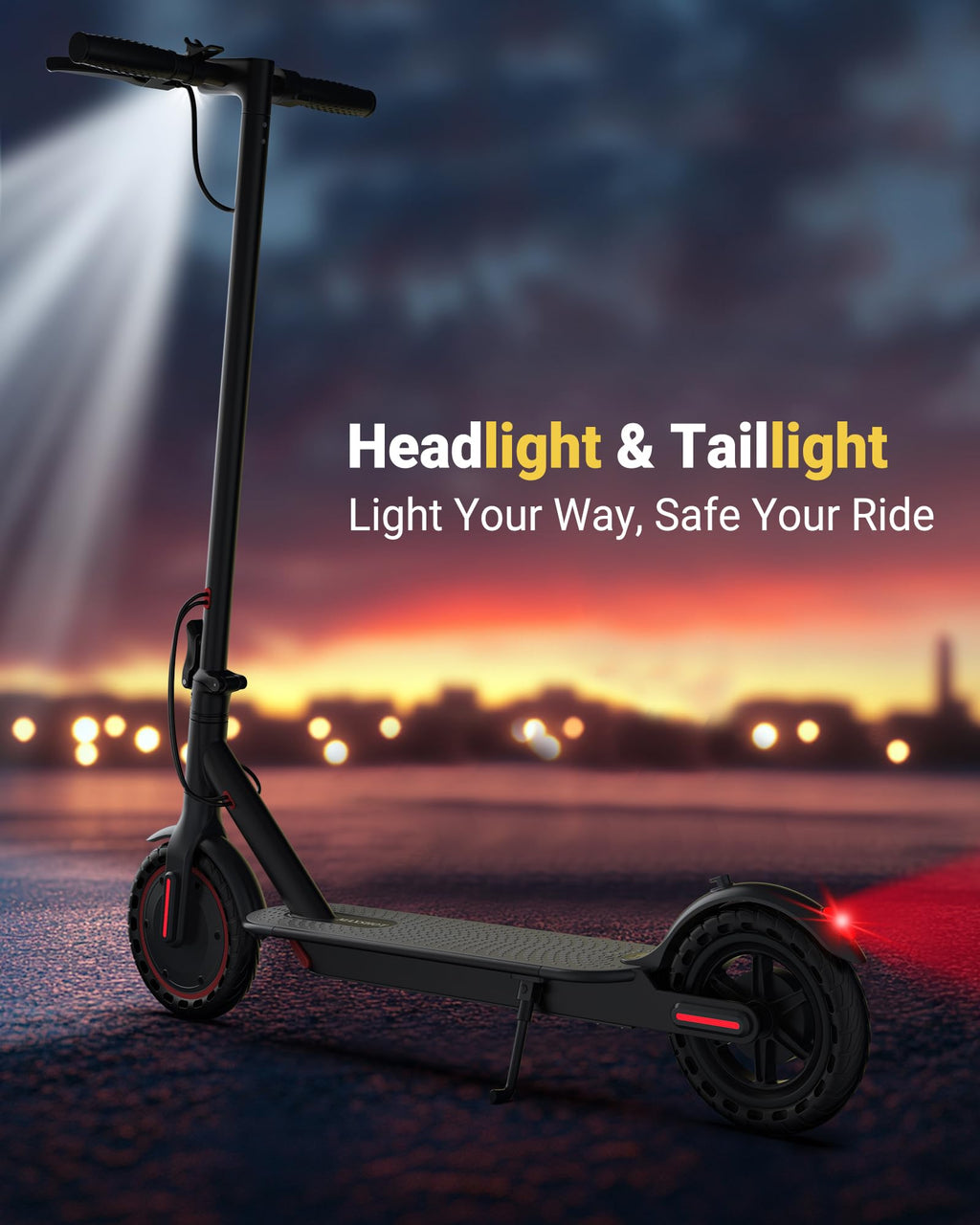 MAXSHOT Electric Scooter for Adults - 350W/500W, 19/22Mph