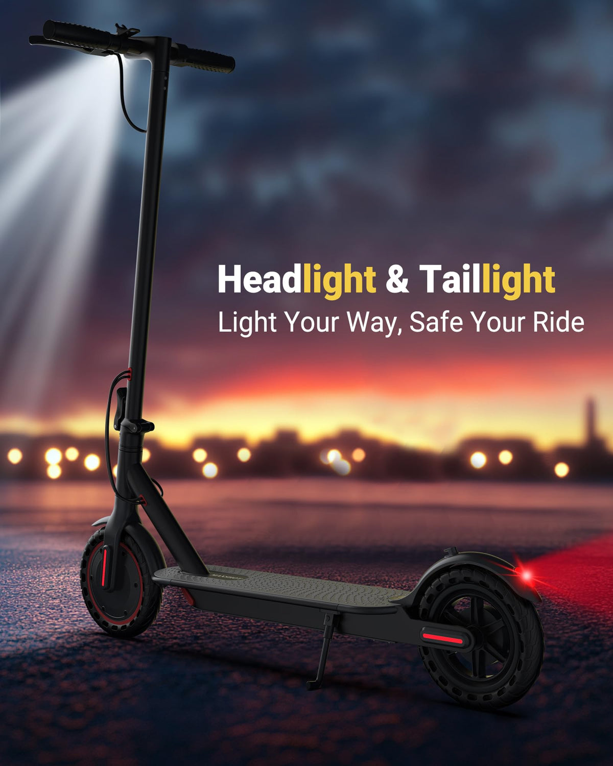 MAXSHOT Electric Scooter for Adults - 350W/500W, 19/22Mph