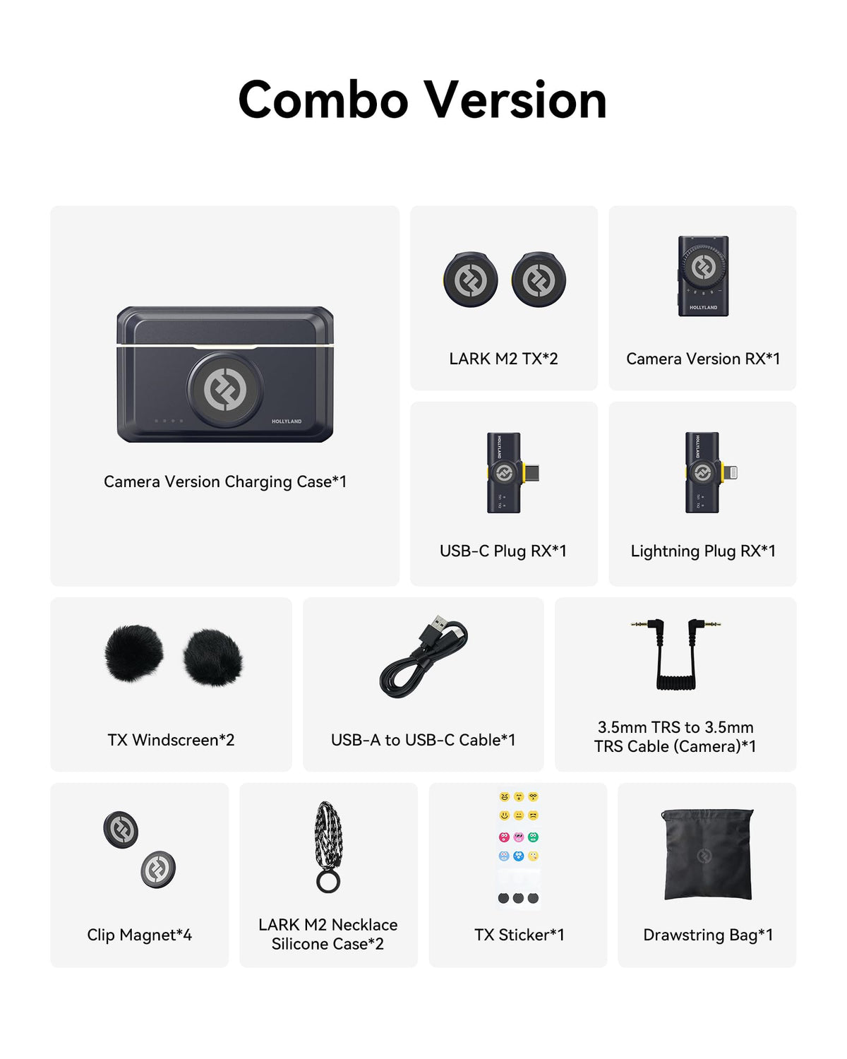 HOLLYVIEW Hollyland Lark M2 Wireless Microphone System