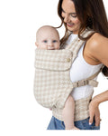 MABĒ Monarch Ergonomic Baby Carrier - Soft Structured Houndstooth