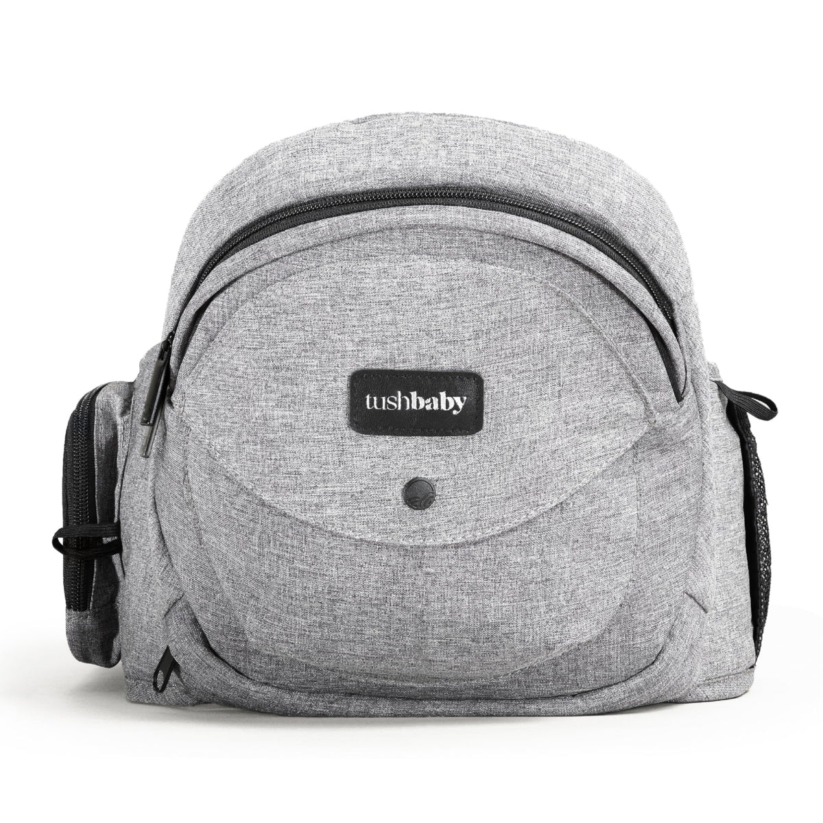 TUSHBABY Original Hip Seat Baby Carrier for Toddlers, Grey