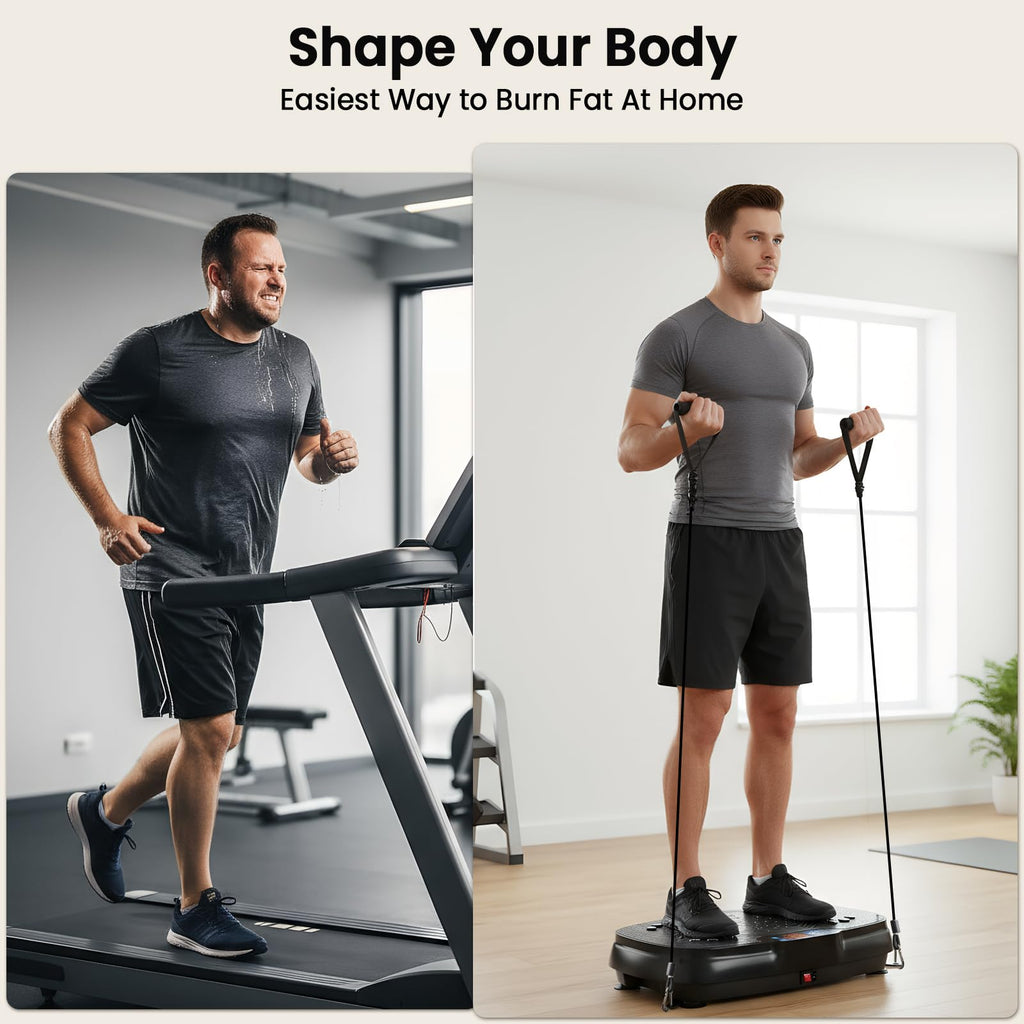 TISSCARE Vibration Plate Exercise Machine for Weight Loss
